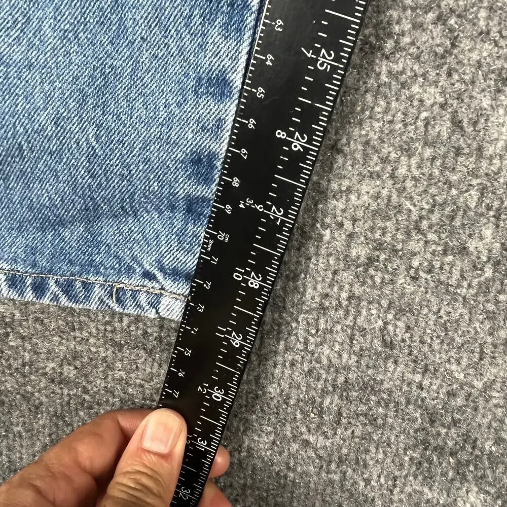 Gloria Vanderbilt Jeans‎ Mens Size 24 Blue High Rise Tapered Mom Denim